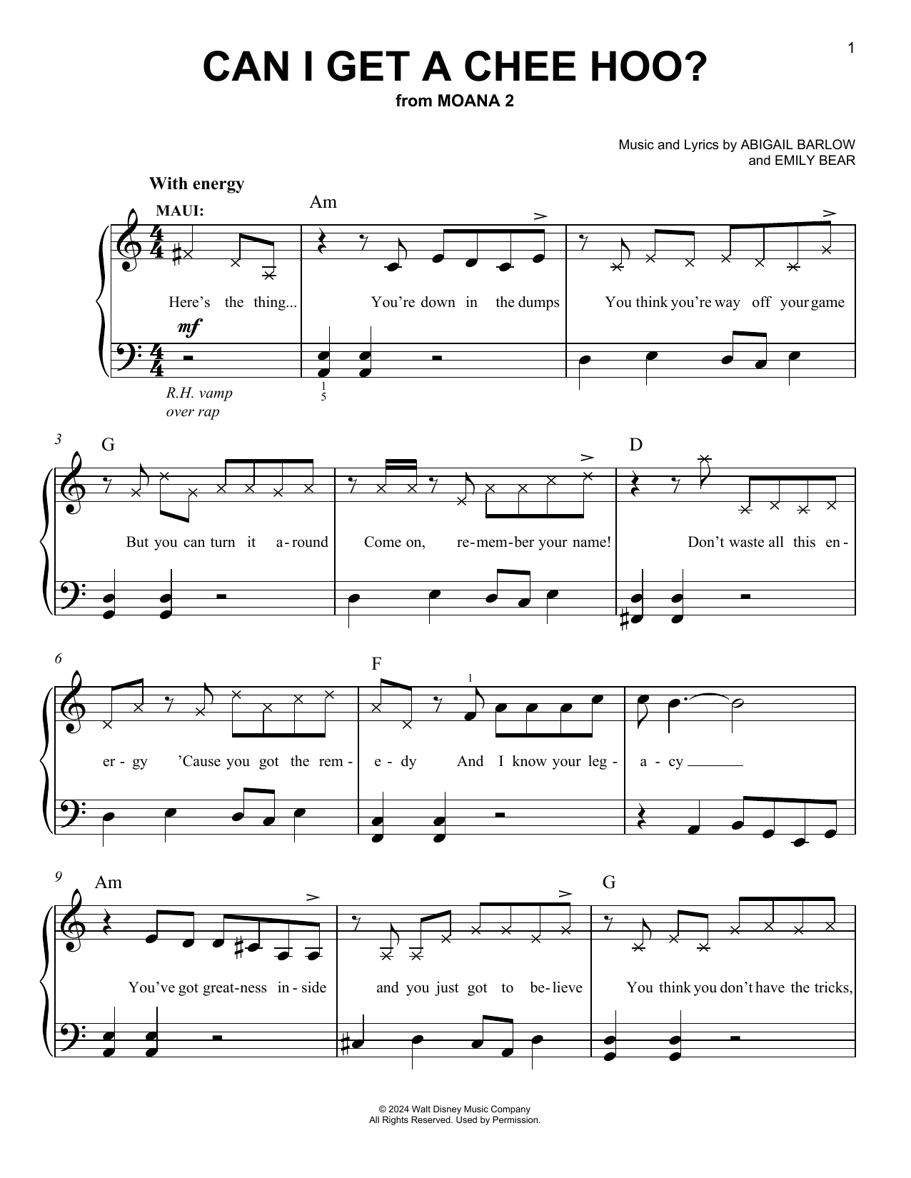 Produktbild zu: Can I Get A Chee Hoo? (from Moana 2)