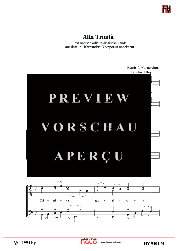 Product gallery: Page 3 of 4 Alta Trinita, , (male choir)