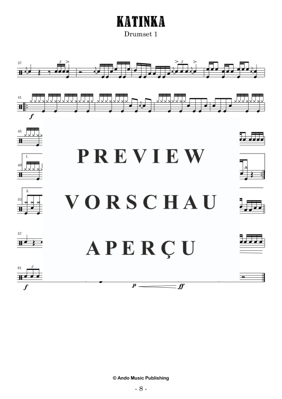 Produktgalerie: Seite 10 von 11 Katinka, , Drumset Trio