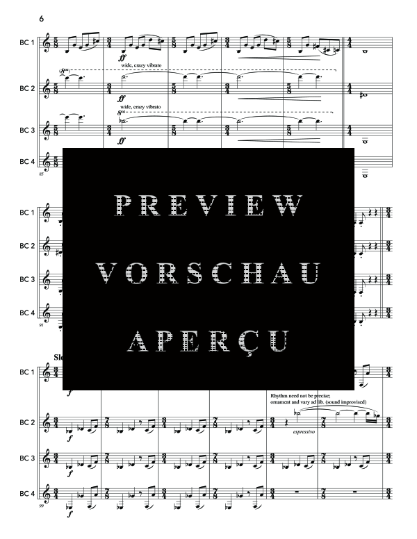Produktgalerie: Seite 10 von 11 Runion, , (Bassklarinetten Quartett)