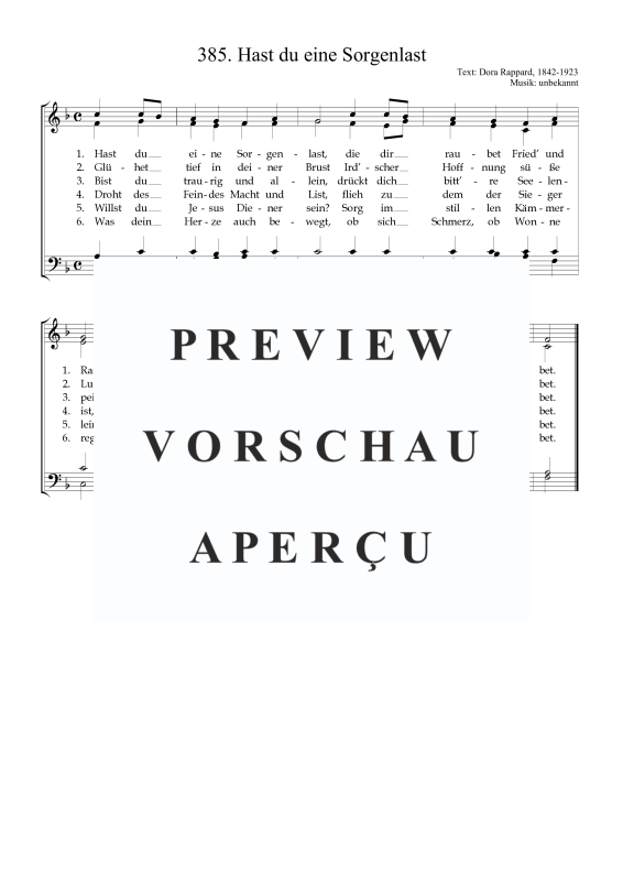 Product picture to: Hast du eine SorgenlastAnonym um 1924