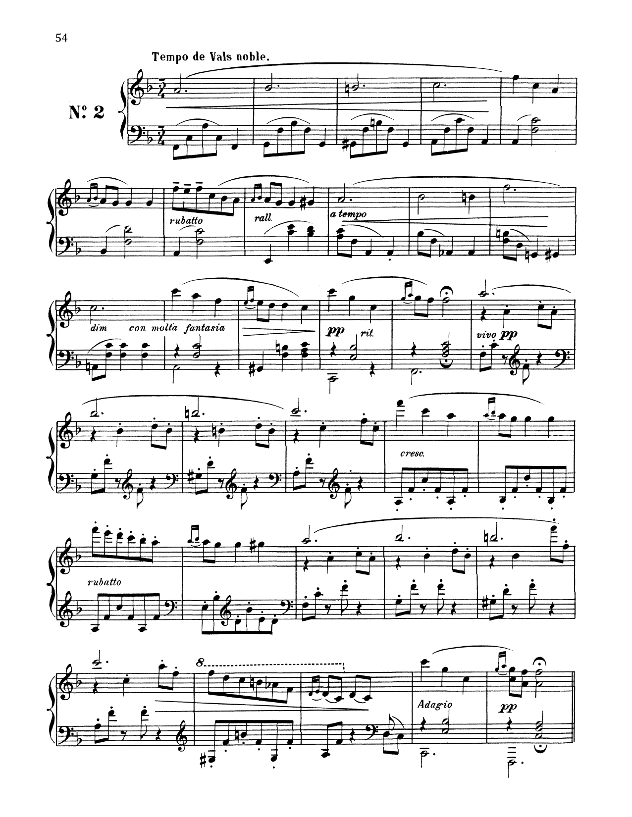 Produktbild zu: Tempo De Vals Noble