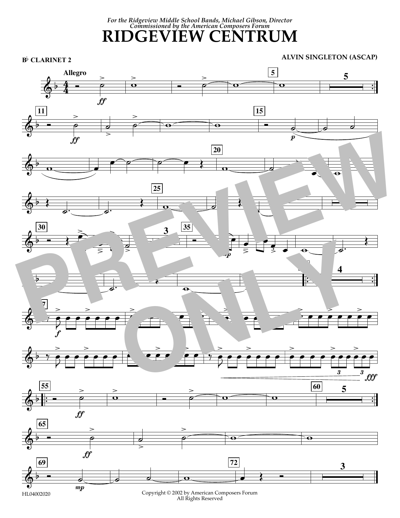 Product picture to: Ridgeview Centrum - Bb Clarinet 2