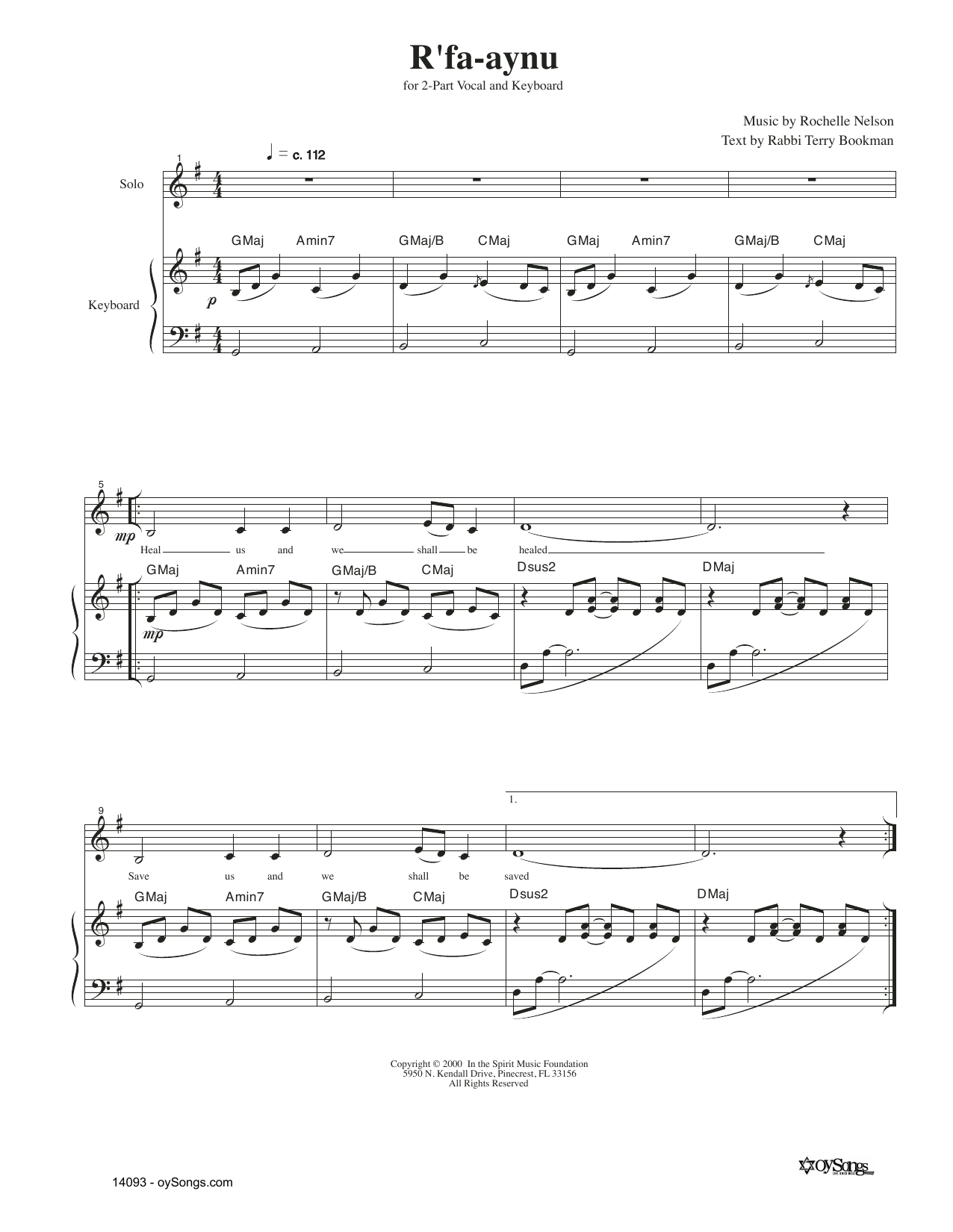 Produktgalerie: Seite 1 von 1 R'faaynu, Rachelle Nelson, Gesang, Klavier