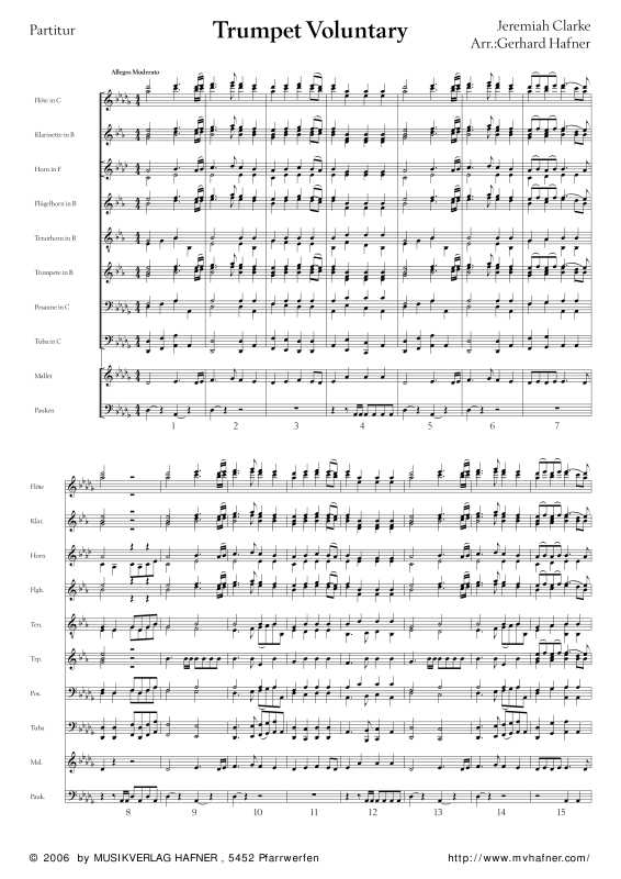 gallery: Trumpet Voluntary, , (Großes Blasorchester)