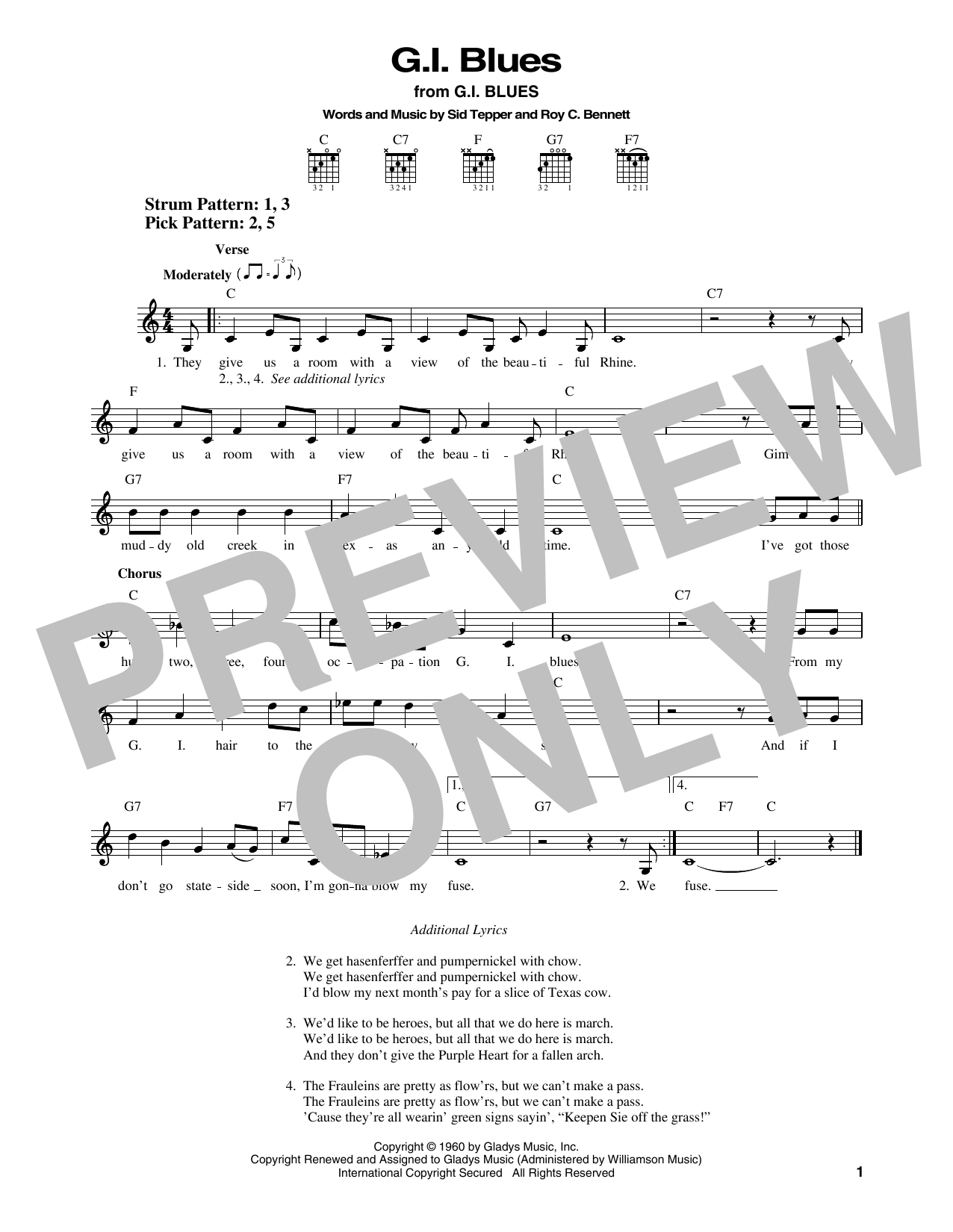 Produktgalerie: Seite 1 von 1 G.I. Blues, Elvis Presley, Gitarre