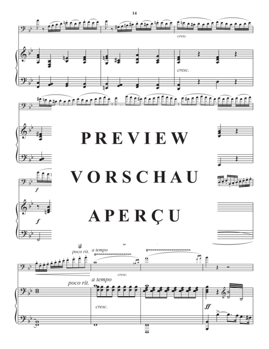 Product gallery: Page 16 of 21 Concertino No. 1 , , (trombone/euphonium + piano)