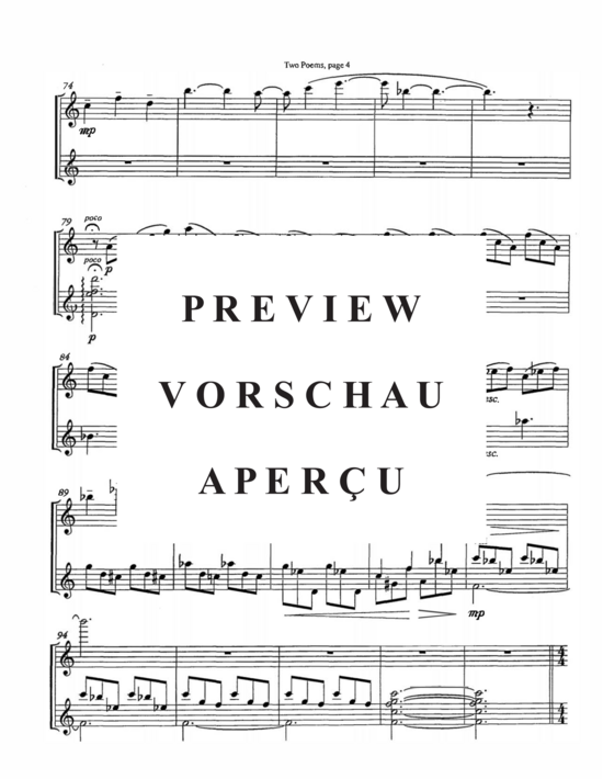 Product gallery: Page 7 of 21 Two Poems , , (flute and guitar)