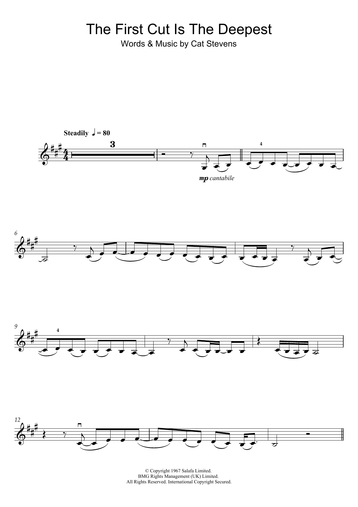 Product gallery: Page 1 of 1 The First Cut Is The Deepest, Cat Stevens
