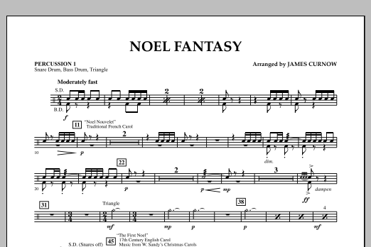 Produktbild zu:  Noel Fantasy - Percussion 1 - 