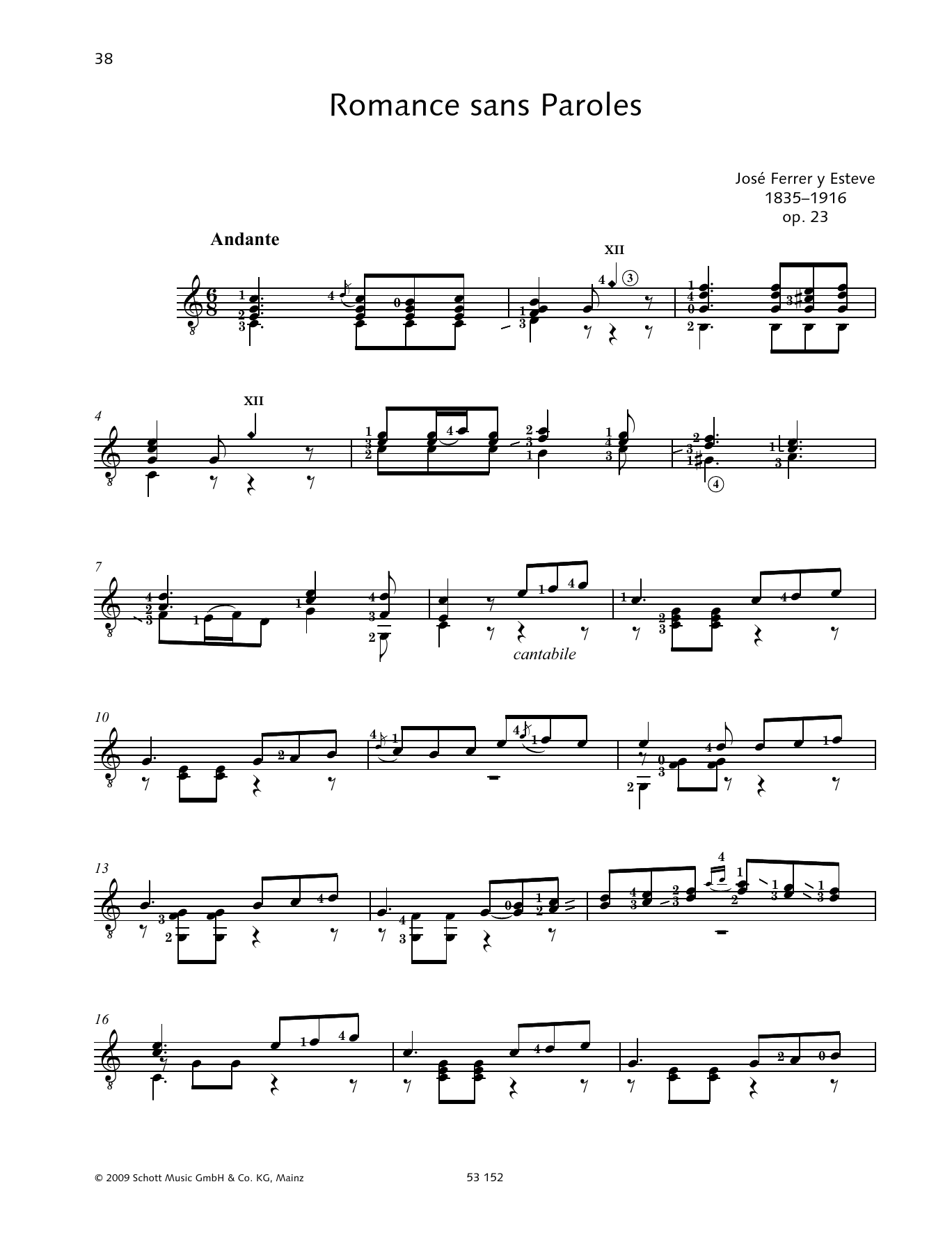 Produktbild zu: Romance sans Paroles