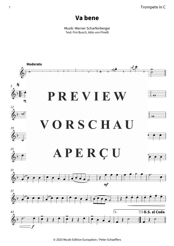 Produktgalerie: Seite 9 von 11 Va bene, Peter Kraus, (Blechbläserquartett)
