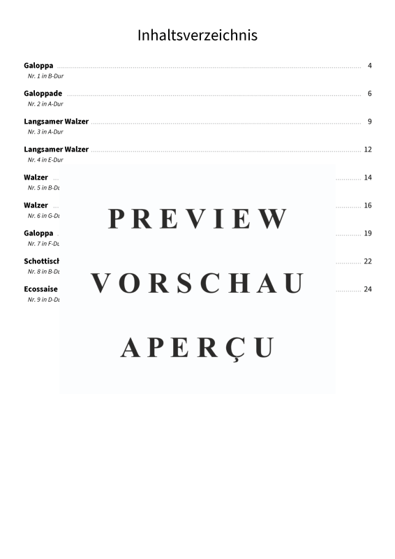 Produktgalerie: Seite 5 von 11 Neun Tänze für Klavier, , Klavier Solo