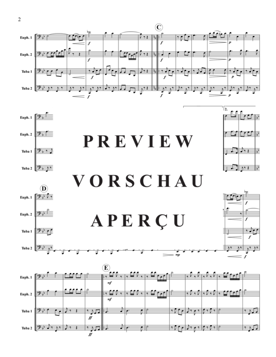 Product gallery: Page 3 of 11 Zacatecas March , , (Tuba Quartet: 2x Baritone, 2xTuba)