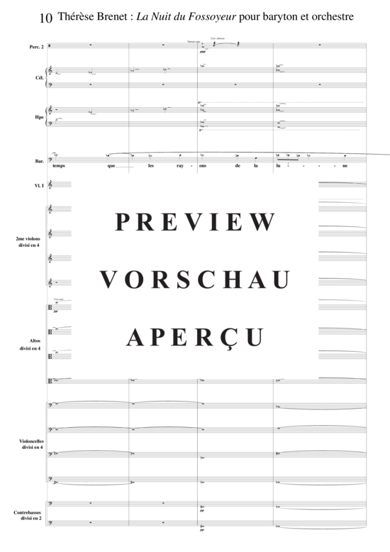 Product gallery: Page 15 of 21 La Nuit du Fossoyeur , , (baritone solo + orchestra)