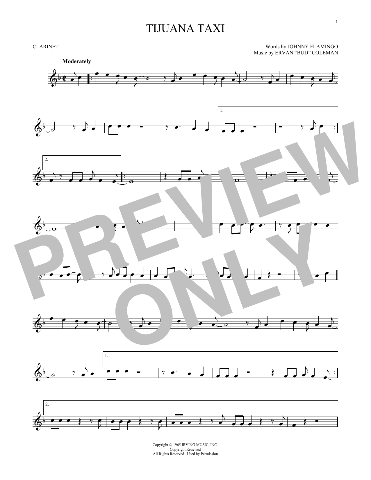 Product gallery: Page 1 of 1 Tijuana Taxi, Herb Alpert & The Tijuana Brass Band