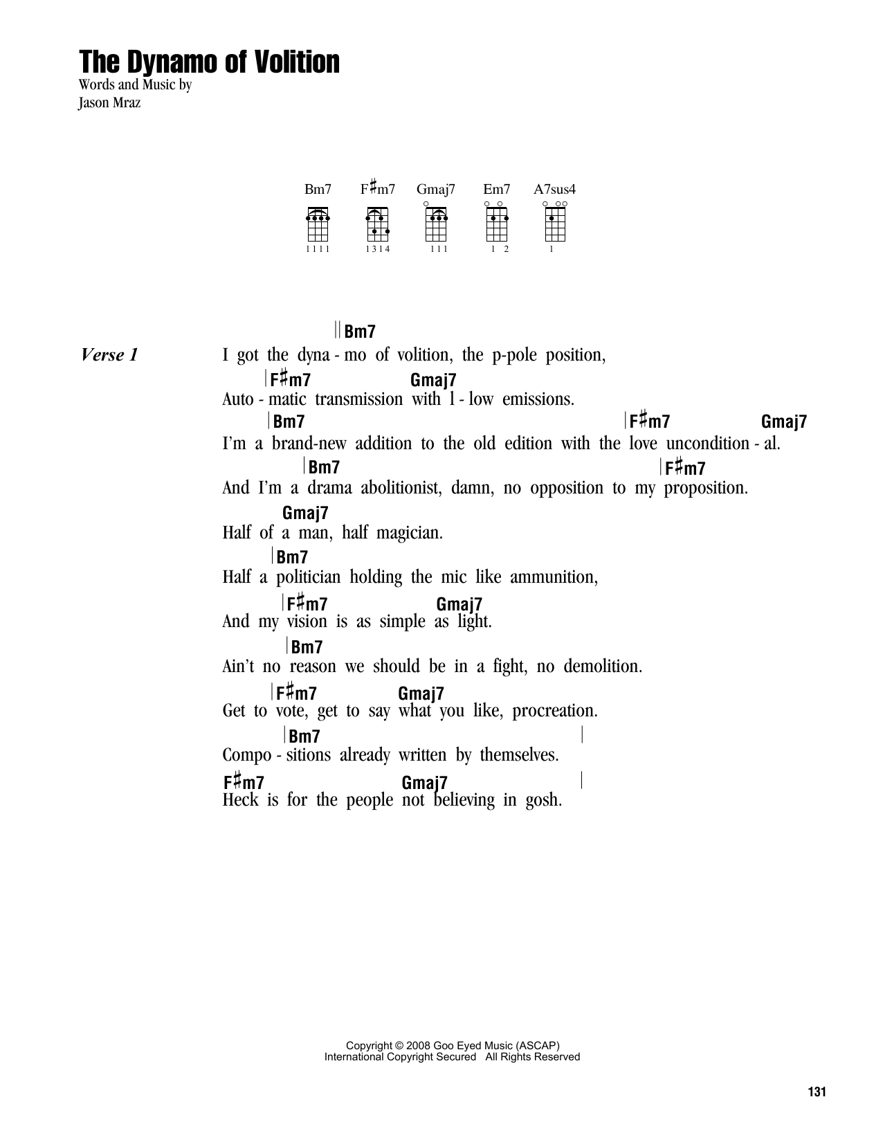 Product gallery: Page 1 of 1 The Dynamo Of Volition, Jason Mraz