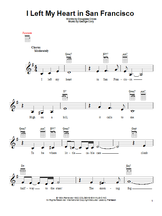 Product gallery: Page 1 of 1 I Left My Heart In San Francisco, Tony Bennett