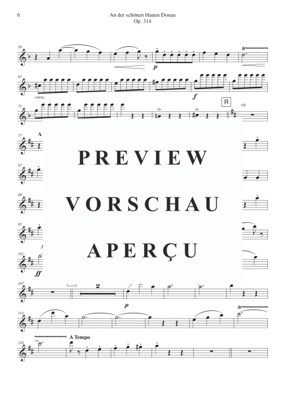 Produktgalerie: Seite 8 von 11 An der schönen blauen Donau, , Saxophonquintett SATTB