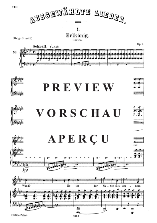 gallery: Erlkönig D.328 , , (Gesang mittel + Klavier)