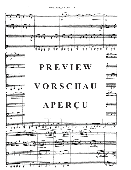 gallery: Appalachian Carol , , (Tuba Quartett EETT)