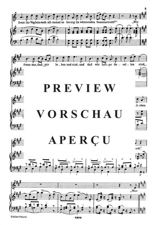 Product gallery: Page 3 of 5 Morgenlied D.685, , High Voice and Piano