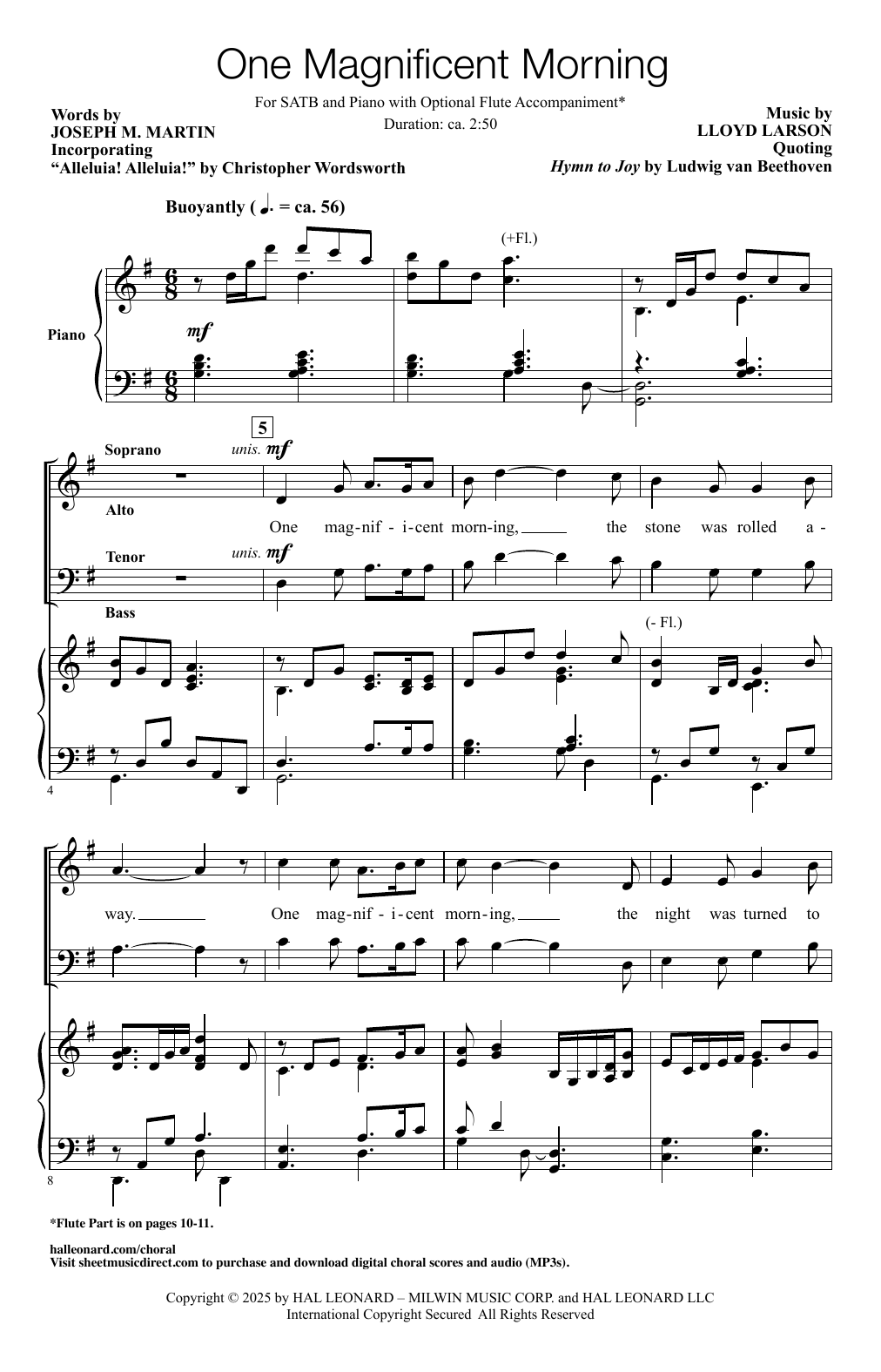 Produktgalerie: Seite 1 von 1 One Magnificent Morning, Lloyd Larson, Chor