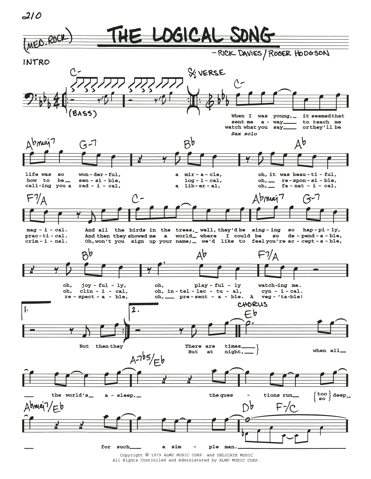 supertramp the logical song lyrics