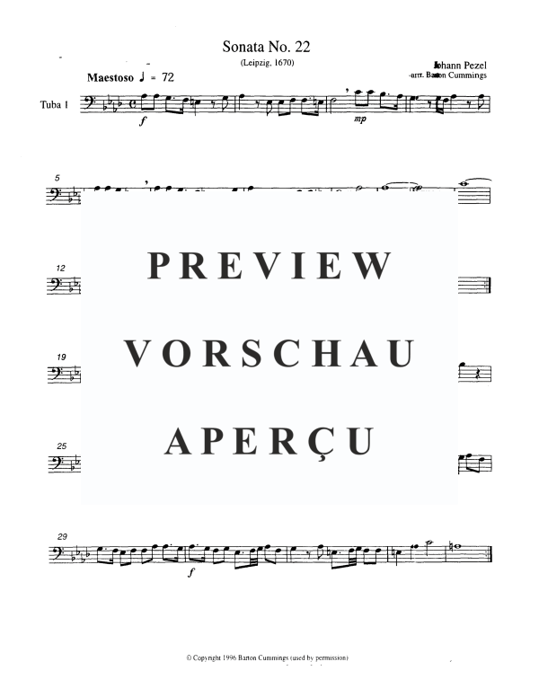 Produktgalerie: Seite 9 von 10 Sonata No. 22, , Tuba Quintett EEETT