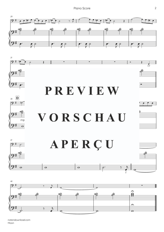 Produktgalerie: Seite 11 von 11 Moon, , Posaune und Klavier - E-Bass und Drum Set optional