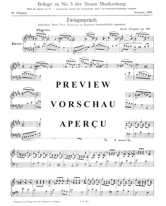 Product gallery: Page 2 of 3 Zwiegespräch , , Piano Solo