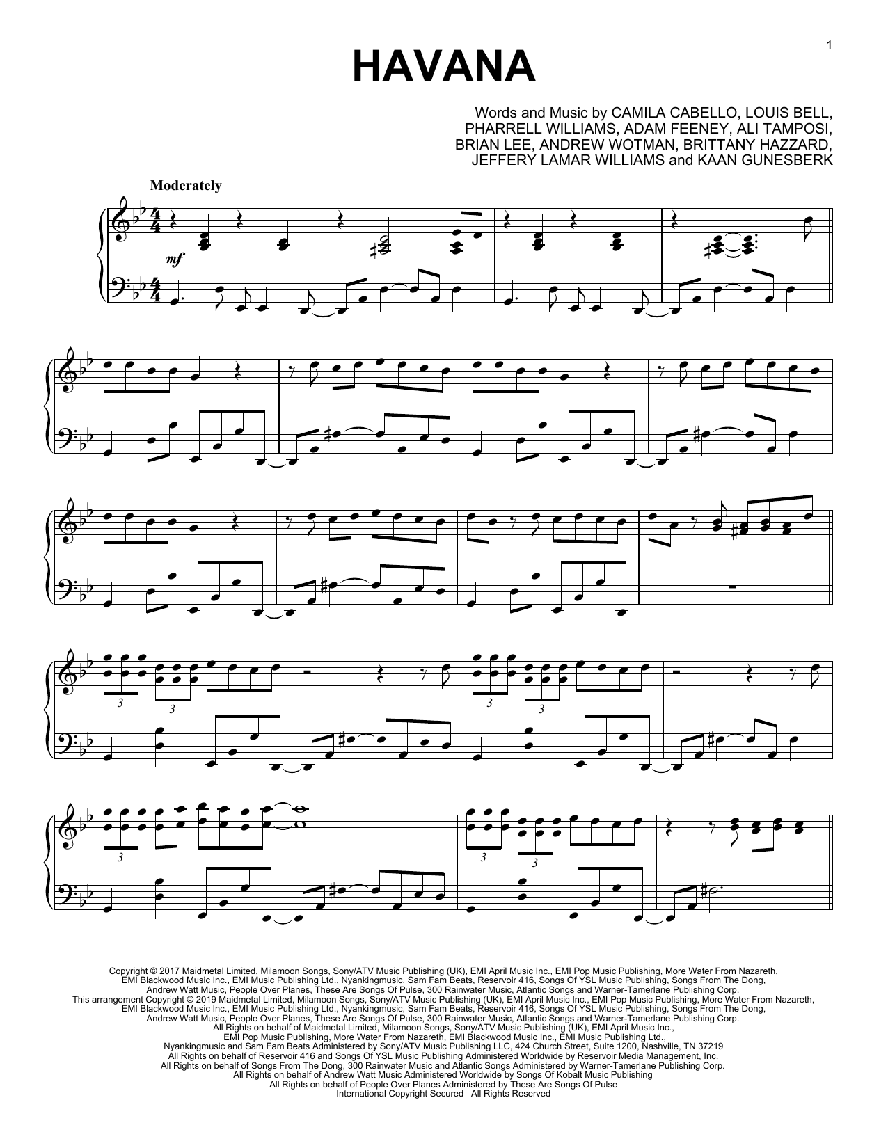 Product gallery: Page 1 of 1 Havana (feat. Young Thug), Camila Cabello