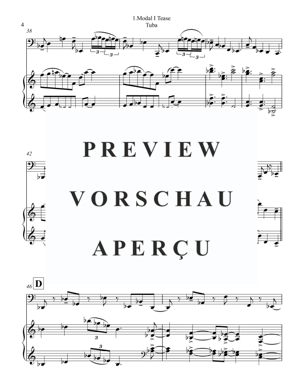 Product gallery: Page 8 of 11 Frivol I Tease, , (tuba or bass trombone and piano)