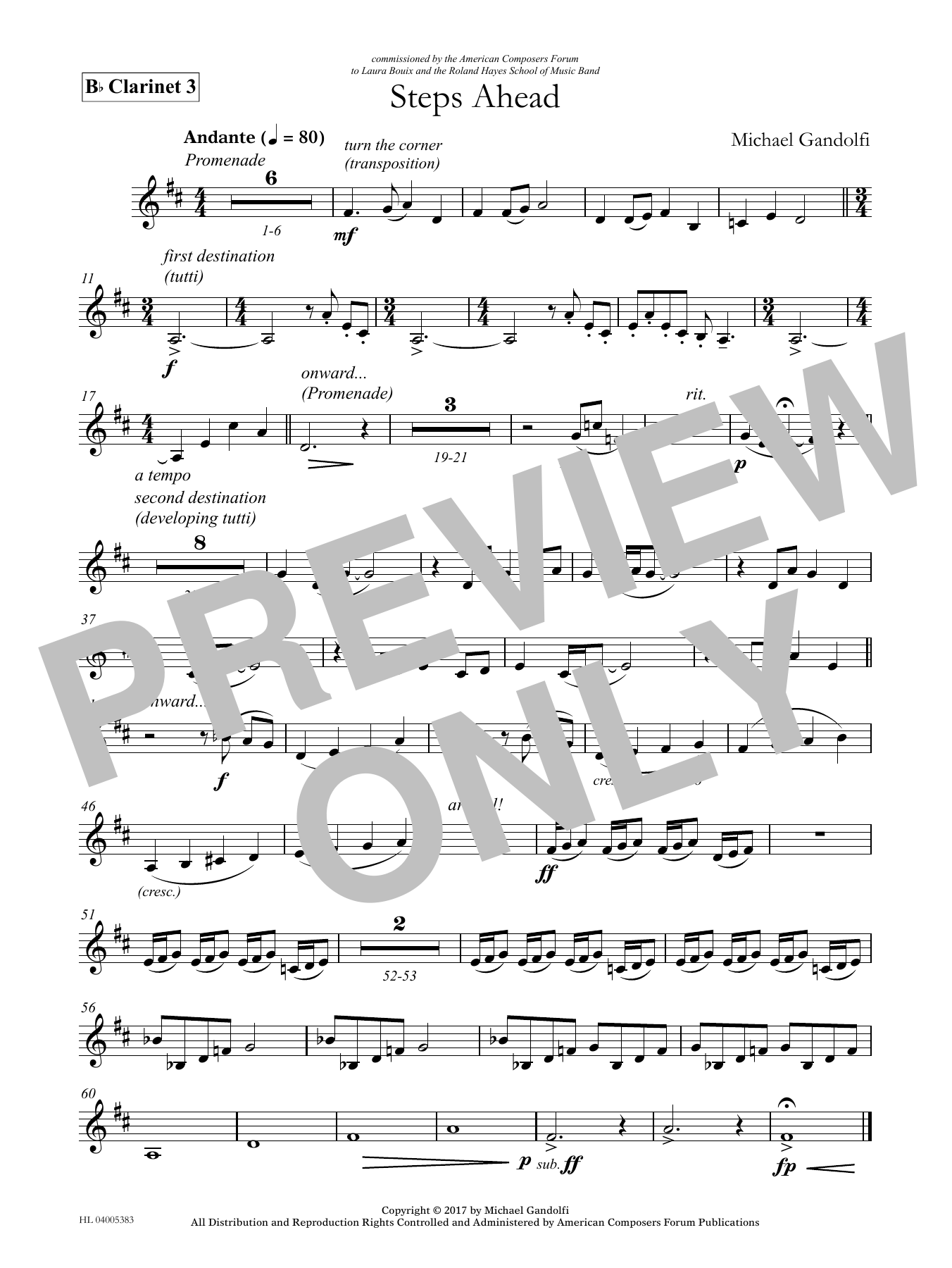 Product picture to: Steps Ahead - Bb Clarinet 3