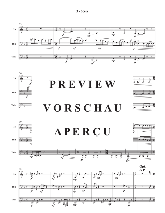 Produktgalerie: Seite 5 von 13 Donnerblitz Trio , , (Blechbläser Trio für Horn in F, Posaune + Tuba)