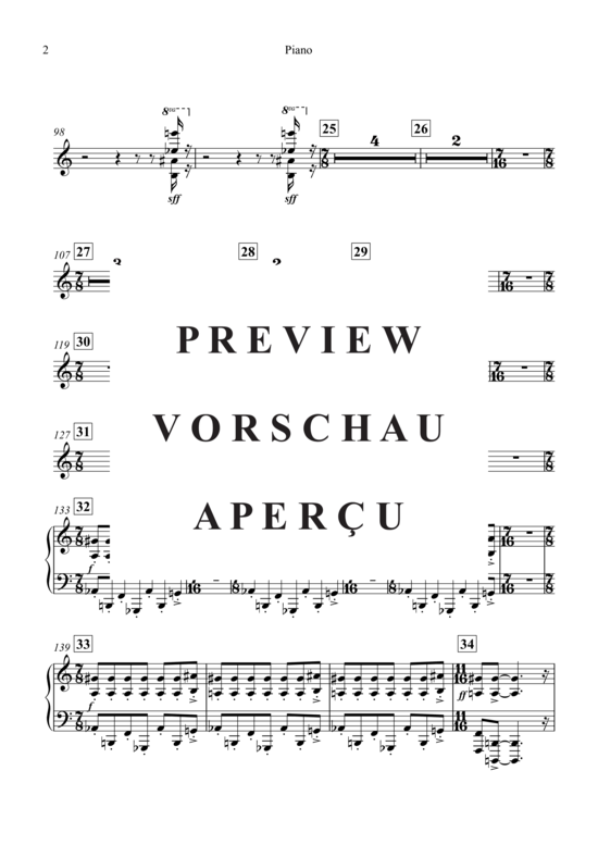 Produktgalerie: Seite 4 von 5 Sensemaya , , (Klavier)