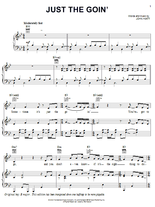 Produktbild zu: Just The Goin'