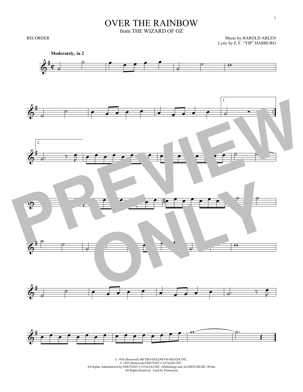 Product gallery: Page 1 of 1 Over The Rainbow (from The Wizard Of Oz), Judy Garland