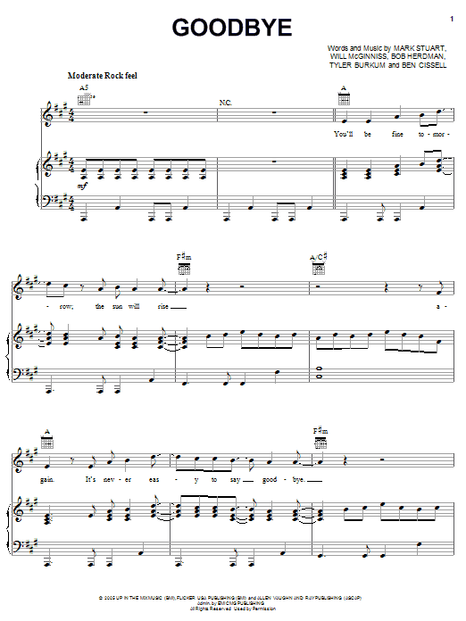 Produktbild zu: Goodbye