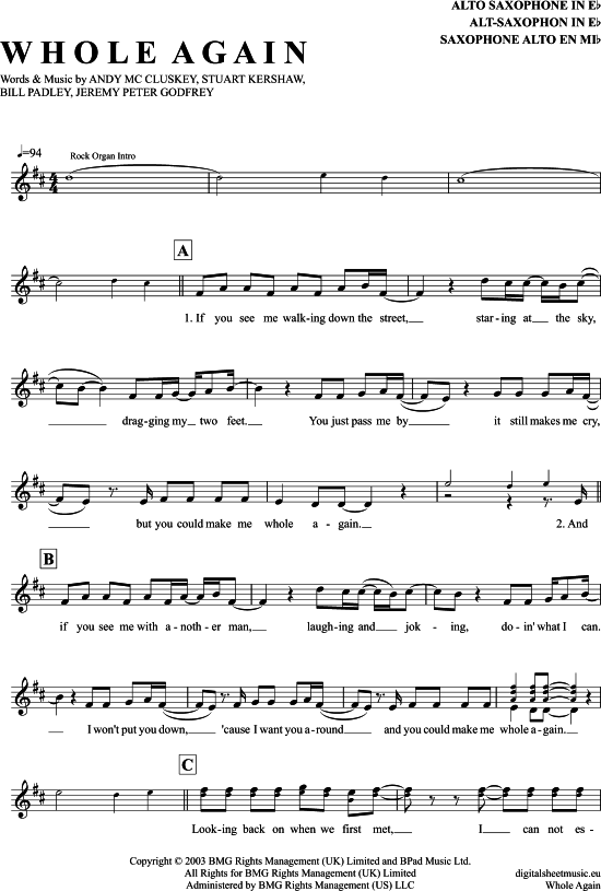Product gallery: Page 1 of 4 Whole Again , Kitten, Atomic, Alto Saxophone