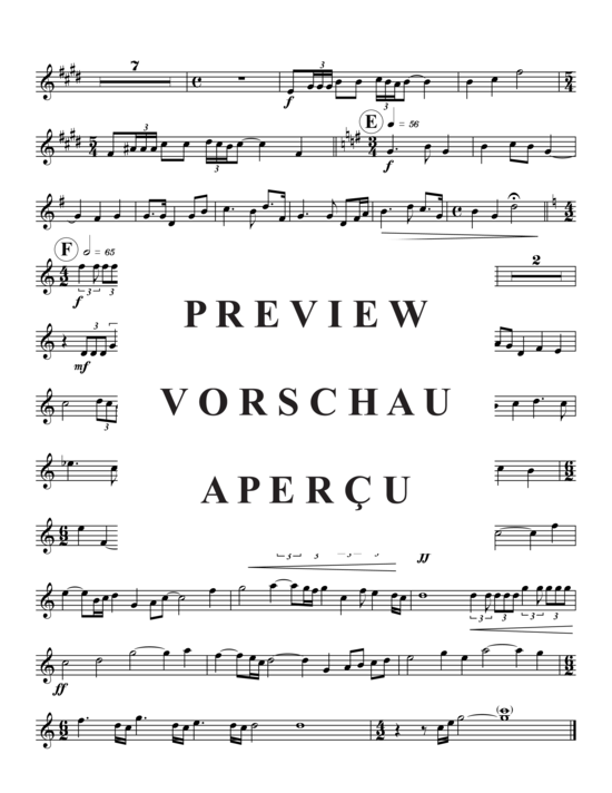 Produktgalerie: Seite 12 von 18 Flight of the Eagle , , (Blechbläser-Quintett)