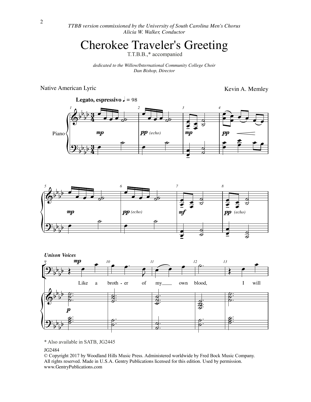 Produktbild zu: Cherokee Traveler's Greeting