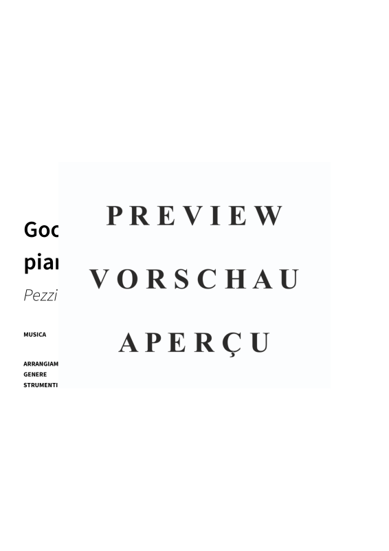 Produktgalerie: Seite 3 von 11 Gocce di pioggia sul pianoforte - Pezzi semplificati e delicati per i giorni grigi, , Klavier Solo