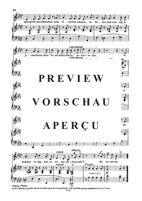 Product gallery: Page 4 of 4 Rätsel, Op.25 No.16, , Low Voice and Piano