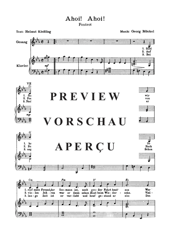 Product gallery: Page 4 of 4 Ahoi! Ahoi! , , Piano and Voice