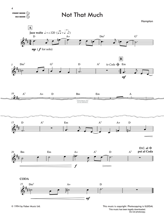 Produktgalerie: Seite 1 von 1 Not That Much, Andy Hampton, Klavier, Trompete