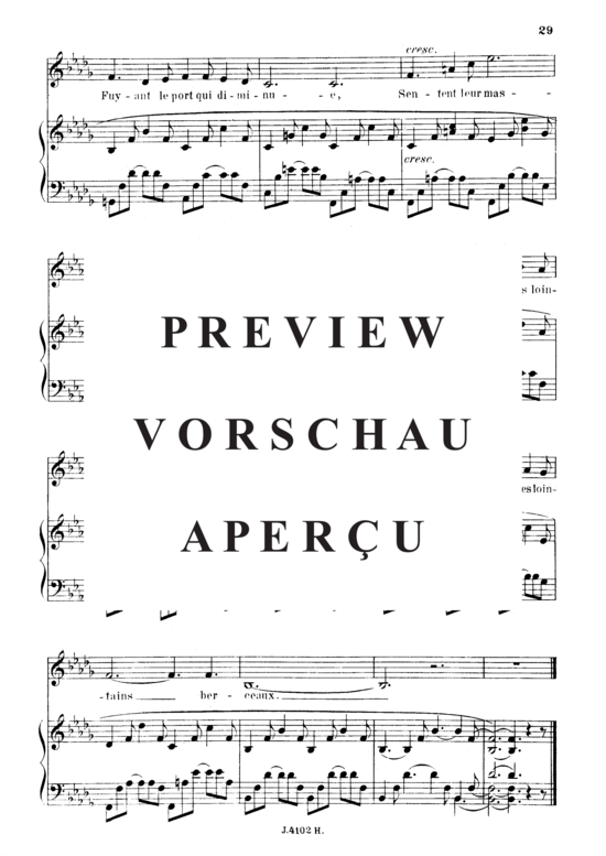 gallery: Les berceaux Op.23 No.1 , , (Gesang mittel + Klavier)