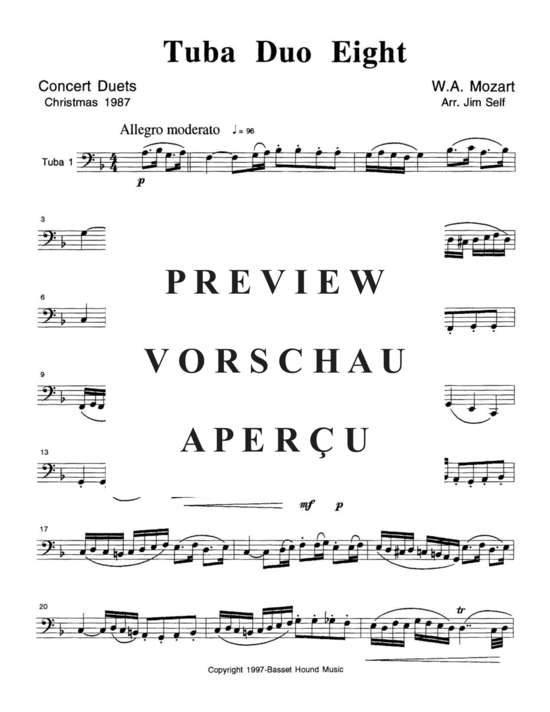 Produktgalerie: Seite 10 von 21 Concert Duets Vol. 2 , , (Tuba Duett)