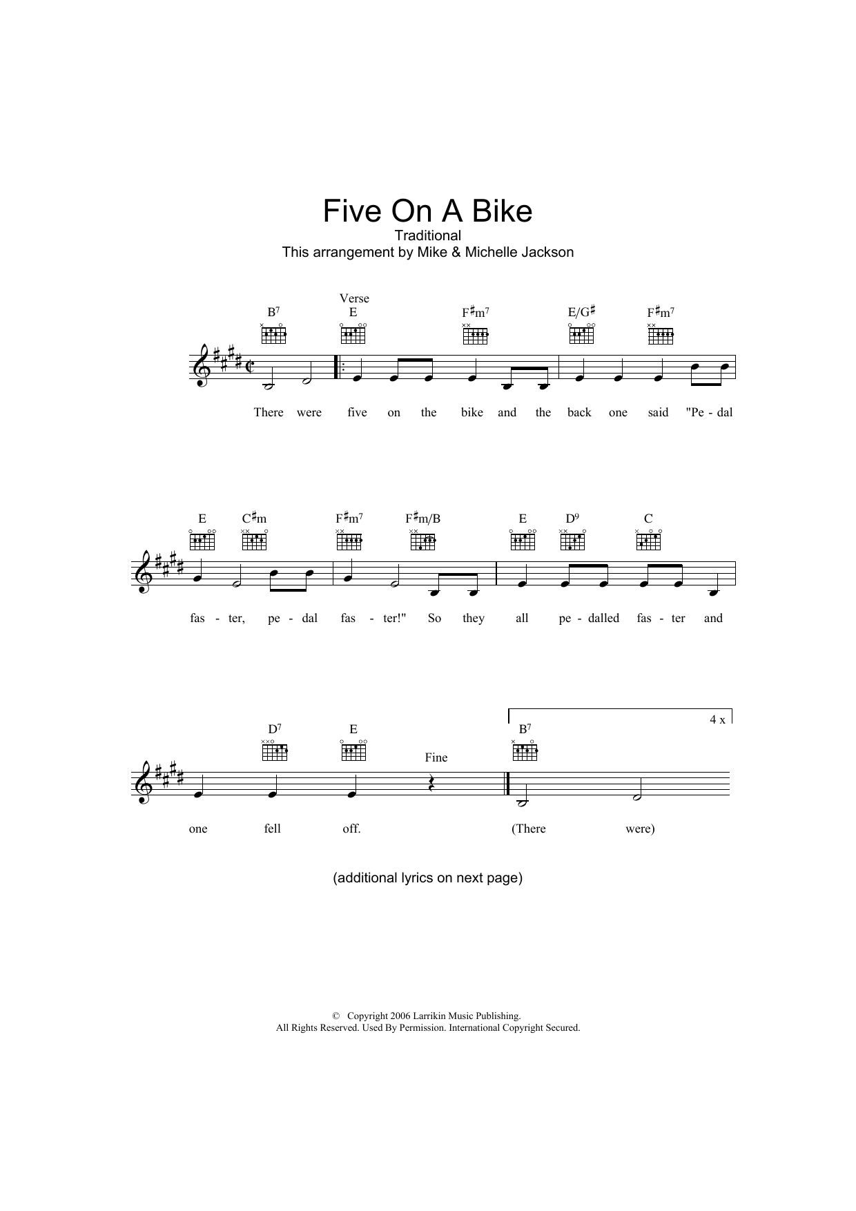 Produktbild zu: Five On A Bike