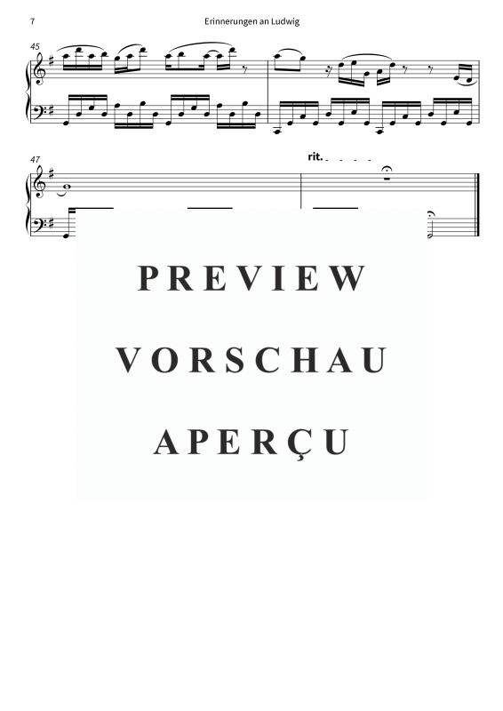 gallery: Erinnerungen an Ludwig, , Klavier Solo